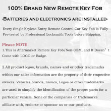 Keyless Entry Remote Start Car Key Fob