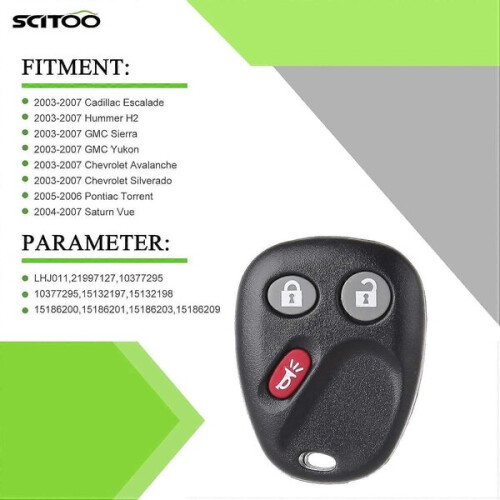 High Quality Brand New 2X Keyless Car Remote Control