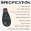 Keyless Entry Remote Control Key Fob Replacement Fits 2