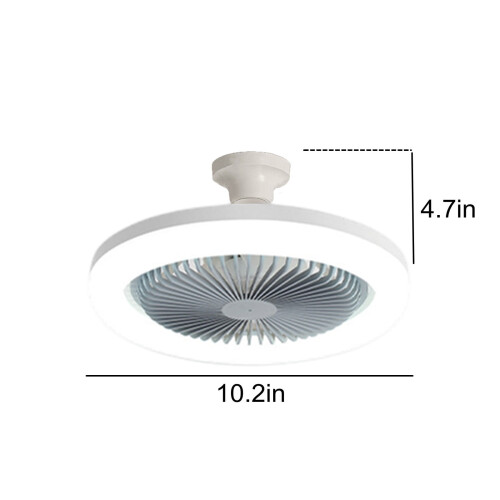 Ventilatore da soffitto con luce integrata e attacco E27 2