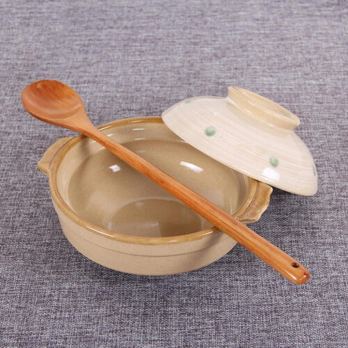 Wooden Cooking Spoon Extra Long Handle 13 Inch 1