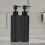 1pc Creative Shampoo Bottle Cosmetics Container Travel Refillable Bottle (Black) 3
