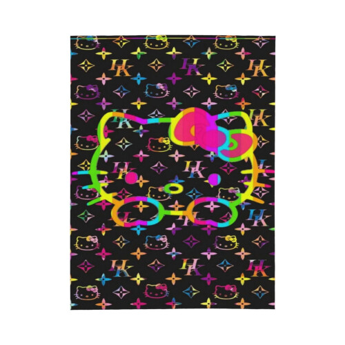 Couverture polaire Hello Kitty ultra douce 101,6 cm x 76,2 cm 1