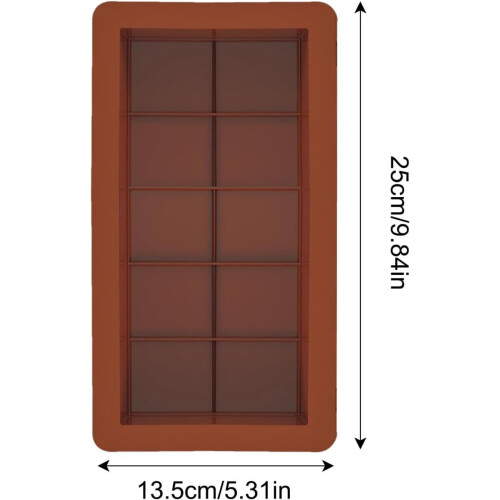 YZhouD Chocolate Mold Silicone 10-Cavity 2-Pack 1