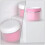 PP Cream Bottles Cosmetics Container for Storage Use 4Pcs Pink Set 2