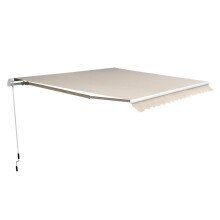 Markise Alu-Markise Gelenkarmmarkise Markise 3m breit Balkon Markise Sonnenschutz Balkon Beige