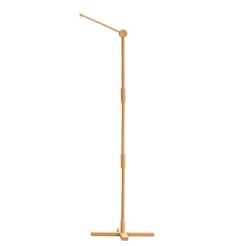 Suporte de Chão para Móbile de Berço em Madeira - 155 cm (61 Polegadas) - Suporte Móvel para Móbile de Bebê com Dispositivo Anti-Queda