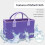 Bolsa preta com bolsos vermelhos 2