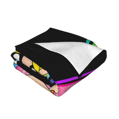 Couverture en peluche Powerpuff Girls, format king size 1