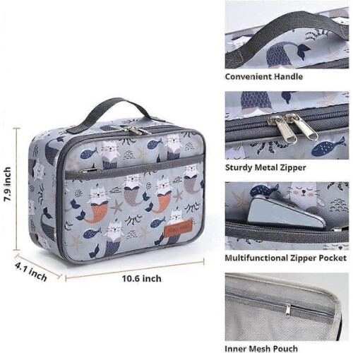 Bolsa infantil de veludo estampado com B 2