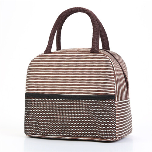 Sac à lunch marron avec isolation en aluminium (1 pièce) 1