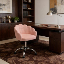 Moderne Make-up Stuhl,Blume Blatt Design Bürostuhl,Komfortabler Bürostuhl(nur Bürostuhl)