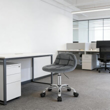 Moderne Wohnstuhl,Bürostuhl,Bürrohocker mit Rollen,Drehbarer Computer-Schminkstuhl(nur Stühle)