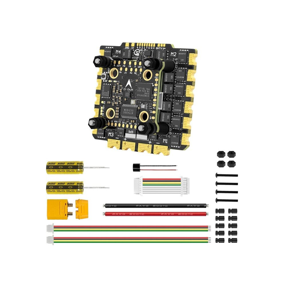 Sequre H743 V2 & E130 G2 Stack Fc Icm42688p 4-12S 130A Esc For Racing Freestyle Fpv Racing Drone 12S Am32 4713620849251