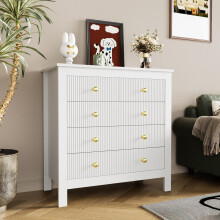 Sideboard, Kommode mit Spezialtüren, Goldgriffen, Sideboard/Schuhschrank/Schminktisch [OLD SKU:WF325795WAA]