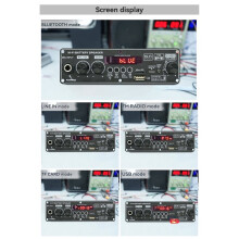 2X10W 3.7V Amplifier Board Square Dance 20W Speaker Recording Amplifier Support AUX U-Disk Home Theater DIY