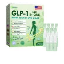 (7pcs) GLP-1 Body Care Drops NAD+ 10-in-1 Nutritional Supplement, suitable for body contouring and anti-ageing, natural formula, 30 ml