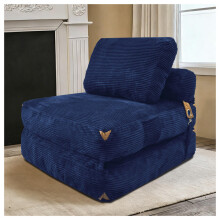 Modern Single-Seater Lounge Sofa with Integrated Storage and Elegant Tassel Accents for a Cozy Living Space
