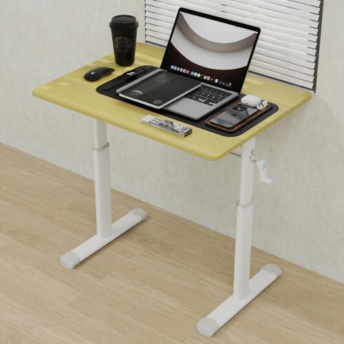 Adjustable Study Desk for Kids & Adults – Height-Adjustable, Multi-Purpose Home/Office Desk, Compact Design