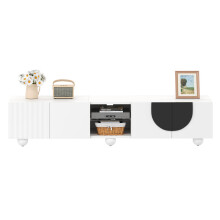 Moderner TV-Schrank, TV-Ständer, TV-Paneel, niedrigerer TV-Ständer. Einzigartiges Design. 180 x 40 x 41,5 cm (L x B x H)