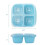Snack Containers Reusable 4-Compartment 3-Pack 3