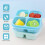 Snack Containers Reusable 4-Compartment 3-Pack 4