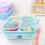 Snack Containers Reusable 4-Compartment 3-Pack 5