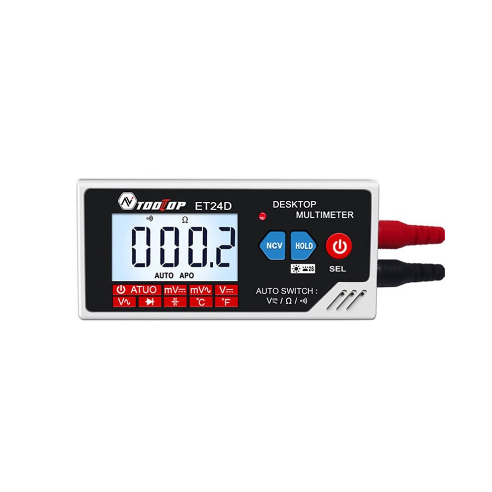 Tooltop Et24d Digital Multimeter Desktop Multimeter 6000 Counts Auto Range For Pcb Circuit Testing 4711212618018