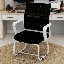 Minimalist Modern Office Chair – Metal Frame, Soft & Comfortable, Home & Office Use, Multiple Colors Available