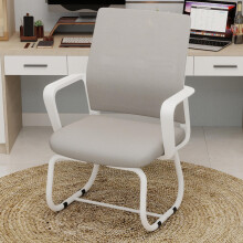 Minimalist Modern Office Chair – Metal Frame, Soft & Comfortable, Home & Office Use, Multiple Colors Available