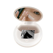 UV Mirror Sunscreen Testing Camera UV Sunscreen Makeup Mirror Portable LED Light Makeup Mirror for Travel Makeup
