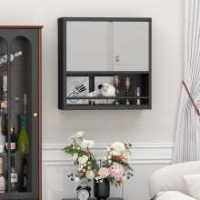 Tall Metal Storage Cabinet with 2 Doors & Adjustable Shelves, Steel Kitchen Pantry Cabinet Locker Organizer for Kitchen, Living Room, D