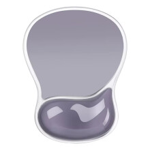 Mouse Pad Non-Slip Wrist Support Ergonomics Mouse Pad with Wrist Rest Transparent Silicone Wrist Pad Rest Mice Mat