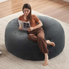 5FT Sitzsack,Sitzsackstuhl, Sofa für Erwachsene,weicher und bequemer Lesestuhl,geeignet für Schlafzimmer, Balkone und andere Orte
