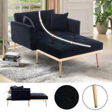 Moderne Stil Sessel, verstellbare Rückenlehne Sessel Liegestuhl, Klappsofa Stuhl, geeignet für Wohnzimmer Schlafzimmer Studie Zimmer Se