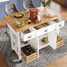 Moderne Kücheninsel (1204590cm) Küchenschrank Essschrank Esszimmerwagen Esszimmerwagen Holzmaserung Esszimmerwagen Esszimmerschrank