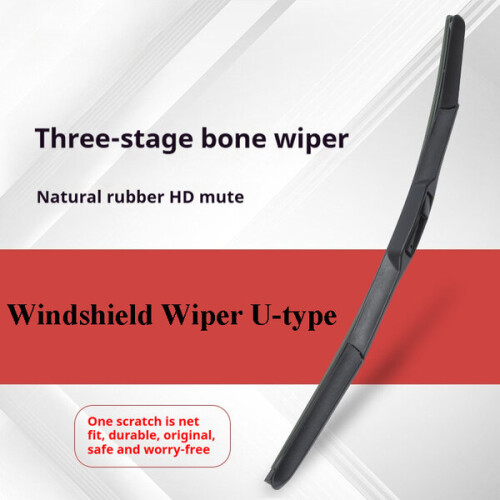 Car windshield wipers U type universal soft rubber