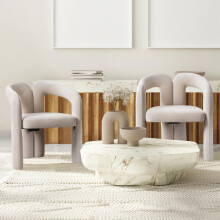 Samt moderne Design Esszimmerstühle, gepolsterte dekorative Stühle/Esszimmerstühle/Eimer Seitenstühle, Wohnzimmer Küche Sessel 2-Stück/
