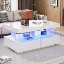 319006997WAA)chtisch Sofatisch Couchtisch Teetisch Kaffeetisch Beistelltisch Tisch,Couchtisch moderner Hochglanz-Sofatisch Wohnzimmerti