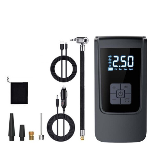 Αεροσυμπιεστής, μίνι ηλεκτρική βόμβα 4000 mAh, power bank ποδηλάτου