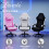 (Grey) Levede Gaming Chair Office Recliner Spring 1