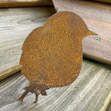 Hoogwaardige boomvogels (4 stuks) – Metalen tuindecoratie – Natuurlijk