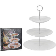 Présentoir à gâteaux à trois étages