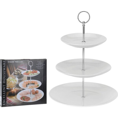 Présentoir à gâteaux à trois étages