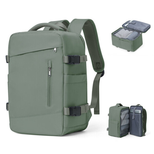 Wanderrucksack, 40 x 20 x 25 cm, grün
