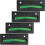 4pcs RV Horizontal Bubble Scale Horizontal System, High Visibility Bubble Meter for Camping Vehicles, Trailers 1