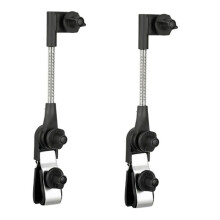 Stroller Chair Umbrella Holder , 360 Adjustable Clip Umbrella Attachment, Universal Cart Umbrella Clamp Mount