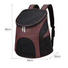 Atmungsaktiver Haustierrucksack, stoßfest und faltbar