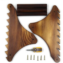 Knife Block, Wood Fixed Blade Knife Collection Display Stand Holder, Knife Holder Knife , Maximum 8 Knives