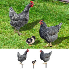 Tuininzetstukken, 3 stuks. Tuinpaal, uitzonderlijk slijtvast.